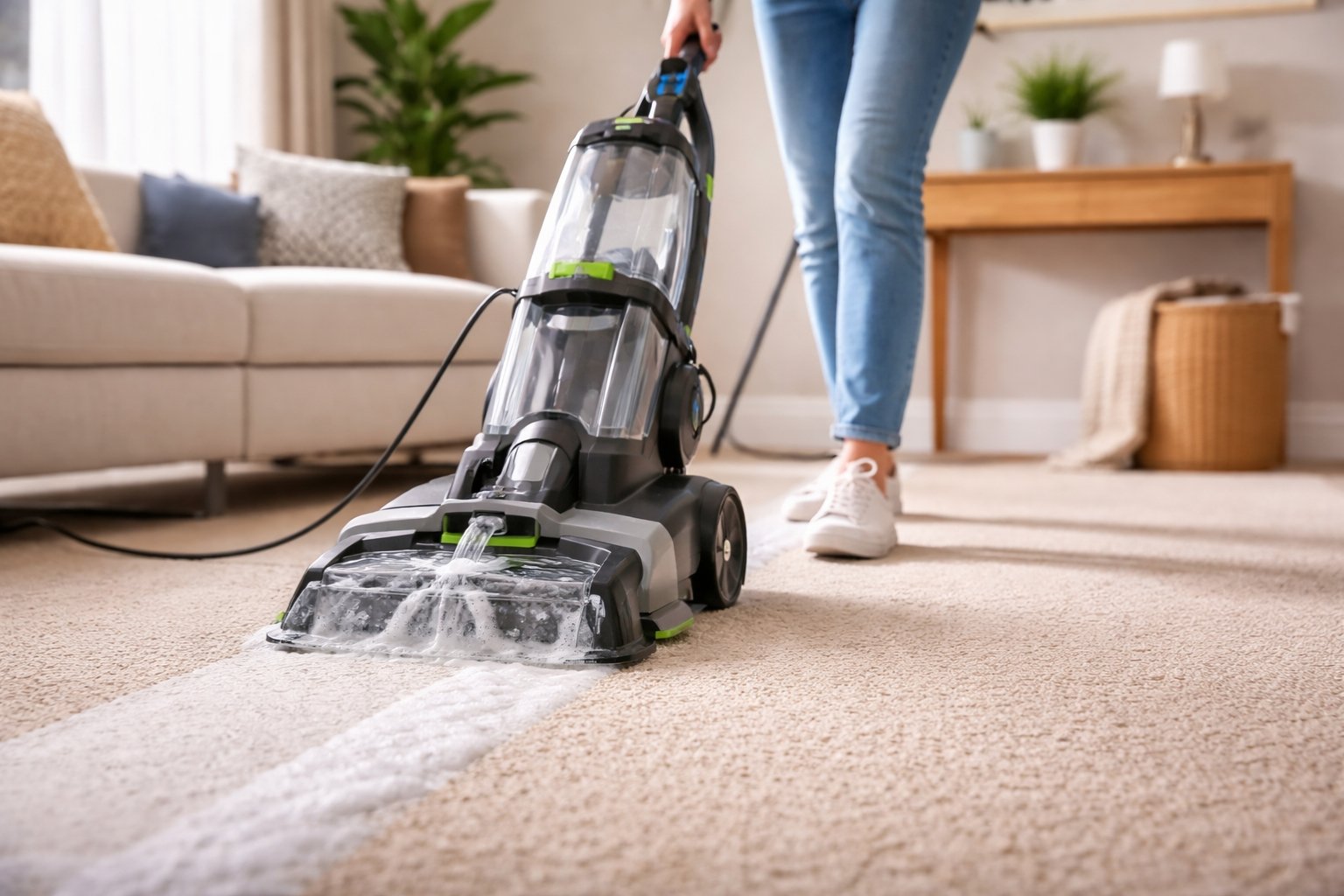 Comment utiliser une shampouineuse